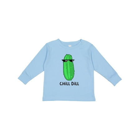 

Inktastic Chill Dill Gift Toddler Boy or Toddler Girl Long Sleeve T-Shirt