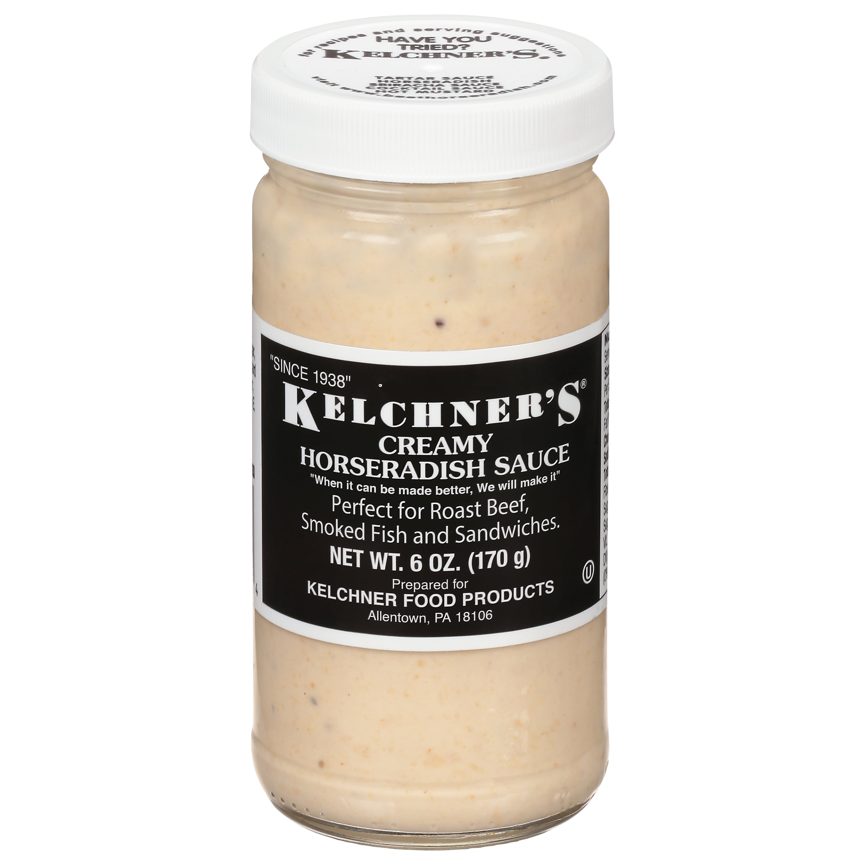 Kelchner's Creamy Horseradish Sauce, 6 oz Jar
