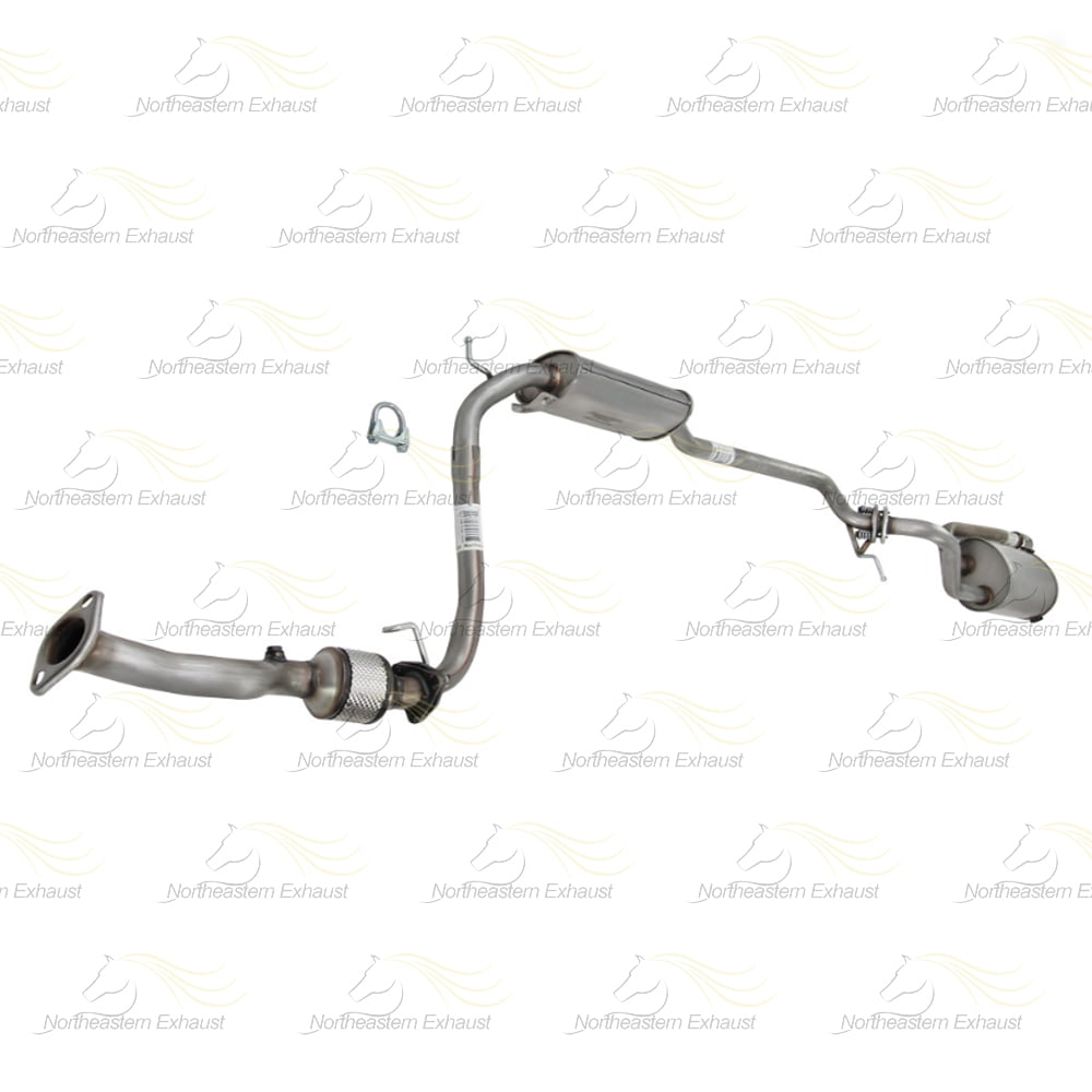 Northeastern Exhaust Rear Catalytic, Resonator & Muffler Fits 2009-2013 Honda Fit 1.5L - Direct Fit with EPA-Approved | Stainless Steel System Kit