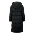 thumbnail image 2 of "Aayomet Winter Coat Womens Notched Lapel Collar Double Pea Coat Winter Wool Blend Over Coats Long Jackets,Black M", 2 of 5