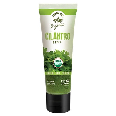 Aroma One Organics Cilantro Puree, 2.8 oz, Squeeze Tube