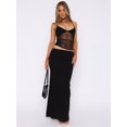 thumbnail image 6 of Women'S Sheer Mesh Camisole Tops Ruched V Neck Spaghetti Strap Crop Tank Top, 6 of 9