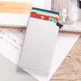 thumbnail image 3 of Pop Up Metal Credit Card Holder RFID Blocking Minimal Slim Mens Money Men Pocket, 3 of 7