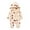 Khaki, variant on Gibobby Unisex Newborn Clothes Long Sleeve Snaps Up Solid Ribbed Knit Baby Outfits(Khaki,6-9 Months)