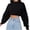 C261 Black, variant on Gbsyewxs Shirts For Women Long Sleeve Crew Neck Solid Color Fashion Summer Womens T Shirt Black