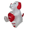 thumbnail image 5 of Northlight Lighted Valentine's Day Doggie Yard Inflatable, 48", 5 of 6