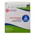 thumbnail image 2 of Dynarex 6-Ply Drain Sponge Sterile 4 x 4" 25 Pack(s), 2  per Pack, 2 of 4