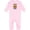 AD-Pink, variant on Love My Golden Doodle Brown Baby Romper Coveralls
