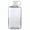WHITE, variant on Clear BPA Free Plastic Water Bottle Flat Design Portable Sports Drink Bottle Leak Resistant Reusable Beverage Container