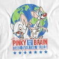 thumbnail image 2 of Pinky And The Brain T-Shirt Campaign Unisex Graphic Tee For Men & Women, 2 of 7