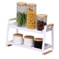 thumbnail image 1 of Organizador de Armario con Cajones,Organizador de Cocina Compacto y Multifuncional,Estante para con de Madera,Estante de Almacenamiento de Cocina de Metal, 1 of 5