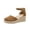 Brown, variant on Closed Toe Espadrilles for Women Platform Wedge Sandals Comfortable Suede Ankle Strap Dressy Wedges Heels Gray Size 8.5