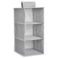 thumbnail image 4 of Hanging Shelf Closet Storage Organizer With Removable Drawers, Hanger Clothes, 4 of 5