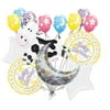 14 pc Cow Jumped Over the Moon Balloon Bouquet Baby Welcome Home Shower Neutral