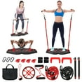 thumbnail image 1 of Costway Portable Home Gym Full Body Workout Equipment w/ 8 Exercise Accessories, 1 of 10