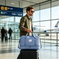 thumbnail image 1 of MTBLYS Bolsa de viaje de gran capacidad con compartimentos separados para artículos secos y mojados | Bolso bandolera para negocios|gimnasio o para mujer | Correa de hombro desmontable, 1 of 6