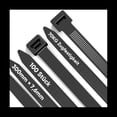 thumbnail image 2 of Paquete de 100 Bridas para Cables de Servicio Pesado de 12 Pulgadas, Bridas de PláStico Resistente de 7,6 mm con Resistencia una la TraccióN de 70 Kg, Resistente una los Rayos UV, 2 of 5