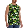 thumbnail image 2 of Bixox Men's Soccer1 Printed Shirt Sleeveless Fitness Tank Top-Large, 2 of 7