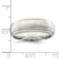 thumbnail image 2 of Chisel QSFB070-12 7 mm Sterling Silver Satin Band, Size 12, 2 of 2