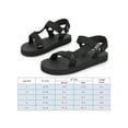 thumbnail image 2 of Deago Women's Sport Sandals Hiking Sandals with Arch Support Yoga Mat Insole Outdoor Light Weight Water Shoes, 2 of 10