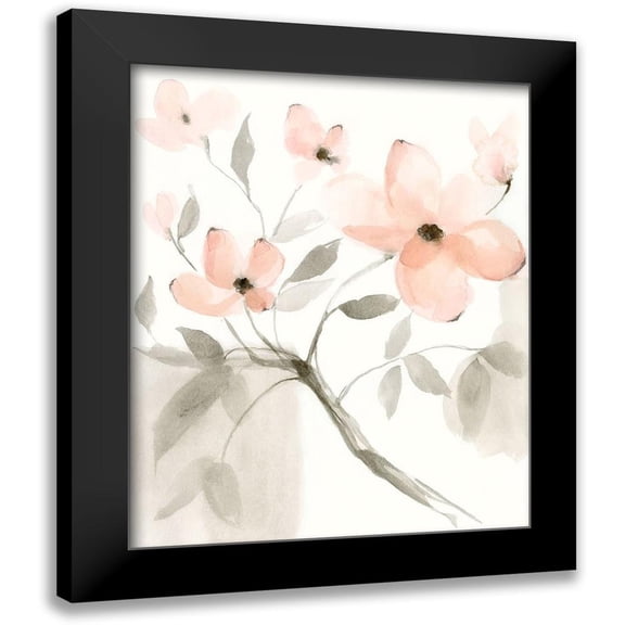 Goldberger, Jennifer 12x14 Black Modern Framed Museum Art Print Titled - Dogwood Dream II