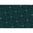 thumbnail image 1 of Ahgly Company Machine Washable Indoor Rectangle Transitional Deep Teal Green Area Rugs, 3' x 5', 1 of 7