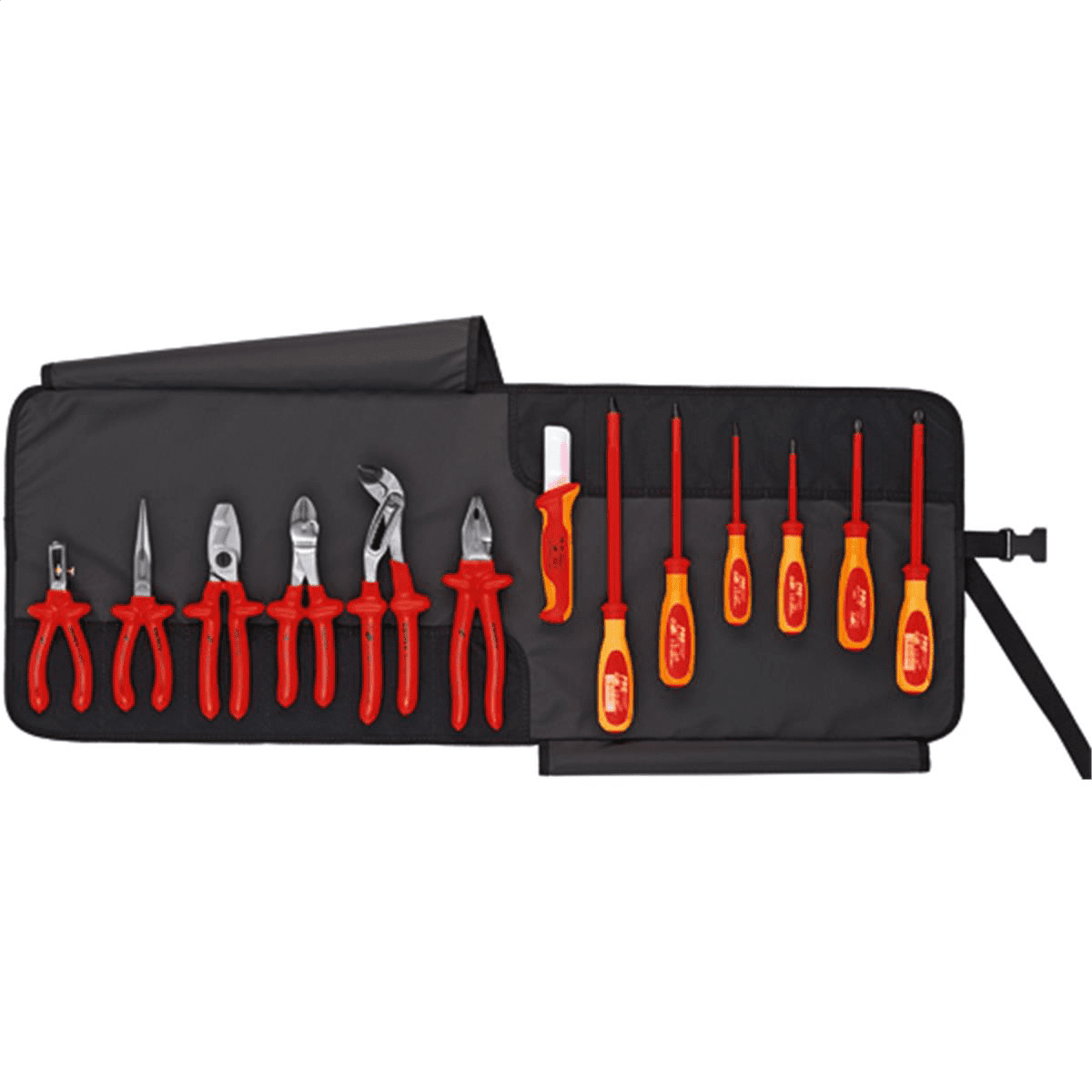 Knipex 9K008003US 13pc Electricians Set In Pouch w/ Insulated Tools