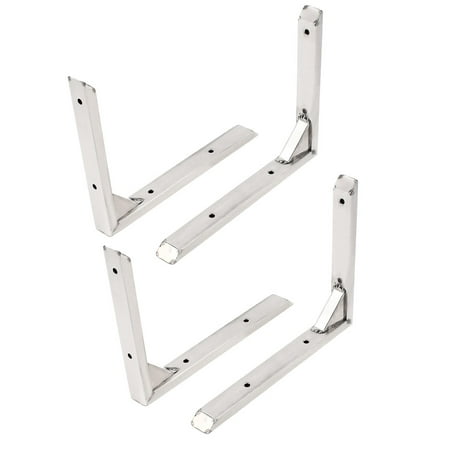 Corner Bucket - 200mmx150mm Stainless Steel Corner Brace Joint Right Angle Bracket 4pcs