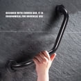 thumbnail image 4 of LAFGUR Stainless Steel Curved Shower Tub Safety Grab Bar Towel Rack Wall Mounted Bat ZL, 4 of 8