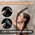 thumbnail image 4 of Juego de grifos para ducha GBBNE Rainfall con pulverizador de mano, color bronce, 4 of 9