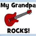 thumbnail image 2 of CafePress - My Grandpa Rocks! (Guitar) Infant Bodysuit - Baby Light Bodysuit, Size Newborn - 24 Months, 2 of 4