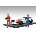thumbnail image 5 of Racing Legends - The 80s Driver A, Red - American Diorama 76353 - 1/18 Scale Figurine, 5 of 7