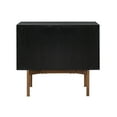 thumbnail image 5 of Carnaby 2 Drawer Nightstand in Black Brushed Oak and Bronze, 5 of 7