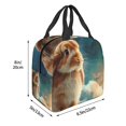 thumbnail image 3 of Easygdp Starry Sky Cloud Cute Rabbit Bolsa Térmica Premium - Tela Oxford Impermeable, Gran Capacidad, Bolsillo Frontal, Unisex para Trabajo, Escuela, Actividades al Aire Libre y Picnics, 3 of 8