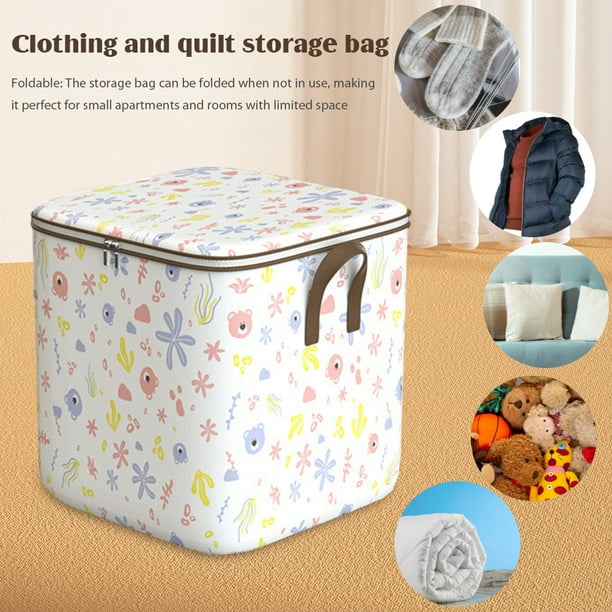 Caja organizadora de ropa de 100 l que ahorra espacio para el hogar (100 l)