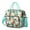 Greenish-blue-22, variant on Boho Sunflower Aesthetic Thermal Tote - Large Leakproof Cooler Bag for Beach, Camping & Daily Use