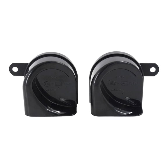 12V Automotive Snail Horn: High Clear Warning Tone, Plug-Play Setup, Plastics Materials