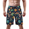thumbnail image 1 of NICKSUN Men's Swim Trunks, Cute Print Quick Dry Summer Board Beach Shorts with Mesh Lining and Pockets, 1 of 6