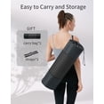 thumbnail image 7 of YR Yoga Mat Thick 4/5" NBR Exercise Mat 76"X24" for Home Gym Workout with Carry Bag, Black, 7 of 7