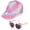 Rainbow01, variant on Kids Baseball Cap with Sunglasses for Girls Age 3-10 Years, UV Protection Outdoor Adjustable Glitter Sun Hat Summer Breathable Mesh Trucker Hat Pink Kids Sunglasses