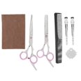 thumbnail image 2 of Hair Cutting Scissors Thinning Combs Duckbill Clip Barber Tool Set with Bag, 2 of 5