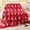 Red, variant on YIKA Christmas Cute Socks Print Blanket Soft Warm Sofa Bed Office Travel Multipurpose Blanket Christmas Decorations Green