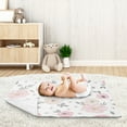 thumbnail image 4 of Sweet Jojo Designs Watercolor Floral Pink and Grey Baby Security Blanket, 4 of 5