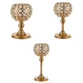 thumbnail image 1 of Athleticsshop2018 3 candelabros de cristal modernos para velas de 15cm 20cm 25cm Zulema candelabros de cristal grandes, 1 of 8