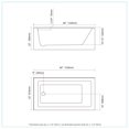 thumbnail image 2 of A&E Bath and Shower SUNNA-L CORNER BATHTUB, 2 of 9