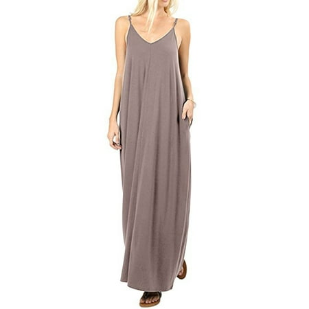 

Womens Sleeveless Long Nightgown Summer Night Gowns Dress Soft Sleepshirt Sleepwear Nightwear Chemise Pajamas