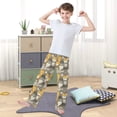 thumbnail image 5 of Wobogo Cartoon Bear Lions Pattern Long Pajama Pants Bottoms Soft Sleepwear with Pockets, 5 of 9