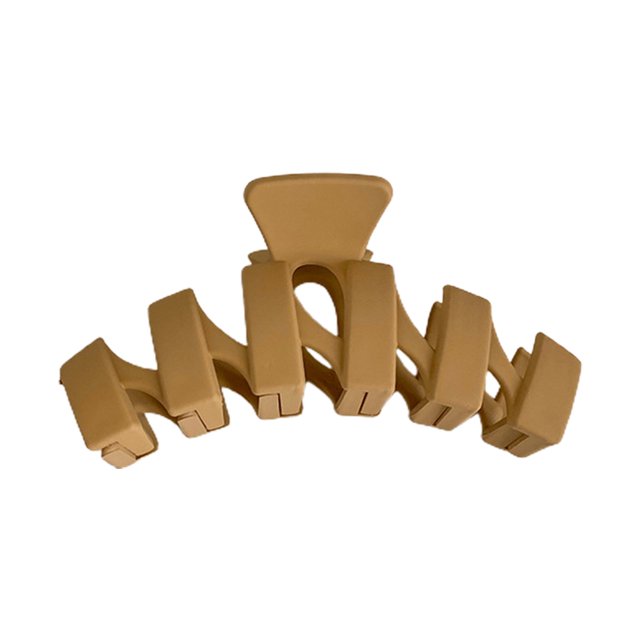 CSChome Pince à Cheveux en Plastique Croisée Pince à Cheveux Simple Couleur Unie Grande Queue de Cheval Pince à Cheveux Accessoires de Bain en Plastique