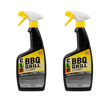 (2 pack) CLR BBQ Grill Cleaner, Powerful Foaming Trigger, 26 Oz Spray (Best Cleaner For Concrete Patio)