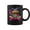 Black, variant on Cute Frog TieDye Frog Peace Sign Hippie Coffee Mugs